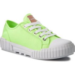 Trampki CALVIN KLEIN JEANS - Biddy R0781 Chemical Yellow. Zielone półbuty damskie Calvin Klein Jeans, bez wzorów, z jeansu, bez zapięcia. W wyprzedaży za 299,00 zł.