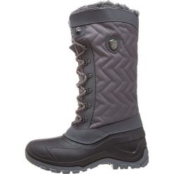 Kozaki zimowe "Nietos" w kolorze szarym. Szare kozaki damskie CMP Shoes, na zimę, z materiału, bez obcasa, na sznurówki. W wyprzedaży za 189,95 zł.