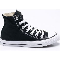 Converse - Trampki. Czarne trampki i tenisówki damskie marki Converse, z gumy, na sznurówki. W wyprzedaży za 259,90 zł.