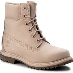 Trapery Timberland 6 In Prem Mono TB0A1K3Z6621. Różowe buty trekkingowe damskie Timberland, bez obcasa, bez zapięcia. W wyprzedaży za 539,00 zł.