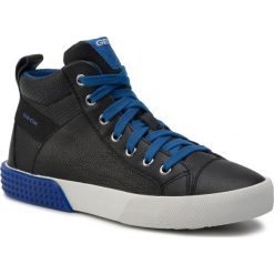 Sneakersy GEOX - J Alonisso B. A J942CA 0BU46 C0245 S Black/Royal. Czarne trampki chłopięce Geox, bez wzorów, ze skóry ekologicznej, bez zapięcia. W wyprzedaży za 189,00 zł.