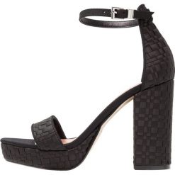 Rzymianki damskie: Topshop SLOANE Sandały na obcasie black