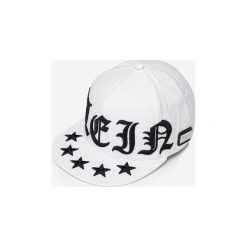 Philipp Plein Ultimate Plein Czapka z daszkiem Biały. Białe czapki męskie Philipp Plein, bez wzorów, z bawełny. Za 523,95 zł.
