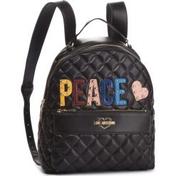 Plecak LOVE MOSCHINO - JC4227PP06KC0000 Nero. Czarne plecaki damskie MOSCHINO, ze skóry ekologicznej. Za 929,00 zł.