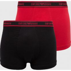 Emporio Armani - Bokserki (2 pack). Czarne bokserki męskie Emporio Armani, bez wzorów, z elastanu. Za 169,90 zł.