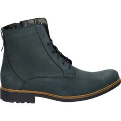 Botki męskie - 708Z NAB BLU. Szare botki męskie marki Venezia, z nubiku. Za 199,00 zł.