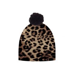 Czapka hauer PANTHER. Czarne czapki zimowe damskie marki Hauer, z nadrukiem, z polaru. Za 69,00 zł.