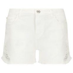 Szorty jeansowe My Twin Shorts 191MT2191. Białe szorty damskie My Twin, bez wzorów, z jeansu. W wyprzedaży za 269,00 zł.