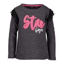 Blue Seven Bluza Dziewczęca 110 Szary. Szare bluzki dziewczęce marki Blue Seven, z bawełny. Za 50,00 zł.