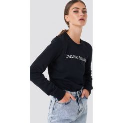 Calvin Klein Bluza Institutional Logo - Black. Czarne bluzy damskie marki Calvin Klein. Za 364,95 zł.