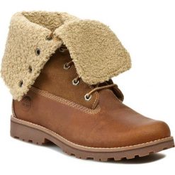 Trapery TIMBERLAND - Auth 6in Shrl Bt 50919/TB0509192141 Brown. Pomarańczowe trapery damskie Timberland, ze skóry, sportowe, bez obcasa, bez zapięcia. Za 529,99 zł.
