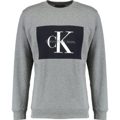 Calvin Klein Jeans HOTORO REGULAR FIT Bluza light grey heather. Szare kardigany męskie Calvin Klein Jeans, m, z bawełny. W wyprzedaży za 359,20 zł.