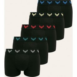 Brave Soul - Bokserki (5-pack). Czarne bokserki męskie Brave Soul, s, bez wzorów, z elastanu. Za 99,90 zł.