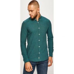 Tom Tailor Denim - Koszula. Zielone koszule męskie TOM TAILOR DENIM, m, bez wzorów, z bawełny, button down, z długim rękawem. W wyprzedaży za 99,90 zł.