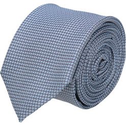 Krawat platinum niebieski classic 215. Niebieskie krawaty męskie marki Recman, na co dzień, z tkaniny, eleganckie. Za 69,00 zł.