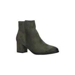 Botki S.barski Zielone botki na słupku 8018. Brązowe botki damskie lity marki S.barski. Za 129,99 zł.