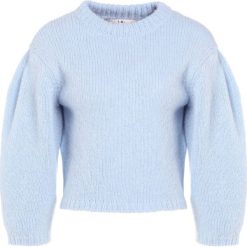 Swetry klasyczne damskie: Tibi COZETTE Sweter baby blue