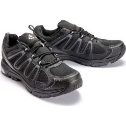 VEMONT 9A3045C czarny, trekkingi męskie. Czarne buty trekkingowe męskie Vemont, bez wzorów, na sznurówki. Za 329,90 zł.