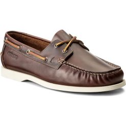 Mokasyny męskie: Mokasyny CLARKS – Nautic Bay 20358791 Mahogany Leather