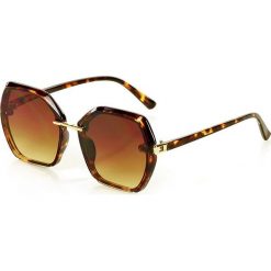 Zmysłowe okulary przeciwsłoneczne geo chic brąz. Pomarańczowe okulary przeciwsłoneczne damskie LOOKS STYLE EYEWAER, klasyczne. W wyprzedaży za 64,90 zł.