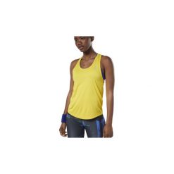 Topy na ramiączkach / T-shirty bez rękawów Reebok Sport Koszulka bez rękawów Performance Mesh. Żółte topy damskie Reebok Sport, s, bez wzorów, z meshu, bez kołnierzyka. Za 79,95 zł.