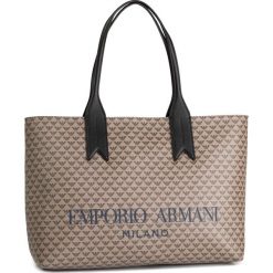 Torebka EMPORIO ARMANI - Y3D099 YFG6A 83941 Ecru/T.Moro/Nero. Pomarańczowe torebki klasyczne damskie Emporio Armani, moro, ze skóry ekologicznej, klasyczne, na ramię, bez dodatków. Za 869,00 zł.