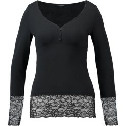 Bluzki asymetryczne: Vive Maria VM ROMANTIC BASIC Bluzka z długim rękawem black