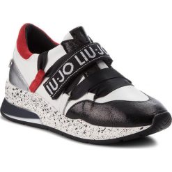 Sneakersy LIU JO - Karlie 03 B68001 PX001 Black/White/Red. Białe bez kategorii marki Liu Jo, z zamszu. Za 779,00 zł.