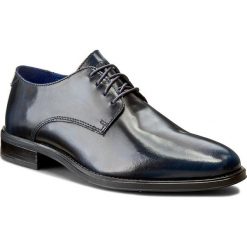 Półbuty LASOCKI FOR MEN - MB-NORMAN-08 Granatowy. Niebieskie buty wizytowe męskie marki Lasocki For Men, ze skóry. Za 199,99 zł.