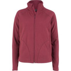 Bluza rozpinana z polaru bonprix bordowy. Czerwone bluzy polarowe bonprix. Za 59,99 zł.