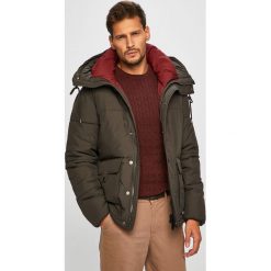Trussardi Jeans - Kurtka. Czarne płaszcze męskie Trussardi Jeans, s, bez wzorów, z poliesteru, krótkie, z kapturem. W wyprzedaży za 699,90 zł.