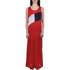 Tommy Hilfiger Clb Tank Dress Tango Dress Red UW0UW01525 -611 (rozmiar L). Czerwone spódniczki damskie TOMMY HILFIGER, l, bez wzorów. W wyprzedaży za 223,00 zł.