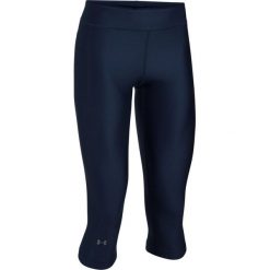 Legginsy sportowe damskie: Under Armour Legginsy damskie UA HG Armour Capri granatowe r. S (1297905-410)