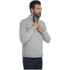 Sir Raymond Tailor Sweter Męski Wave Xl Szary. Szare swetry klasyczne męskie Sir Raymond Tailor, m, z dzianiny. Za 195,00 zł.
