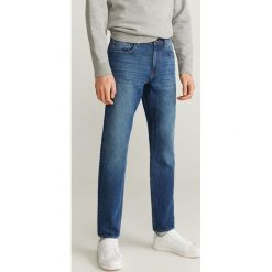 Mango Man - Jeansy BOB. Niebieskie jeansy męskie Mango Man, z aplikacjami. Za 139,90 zł.
