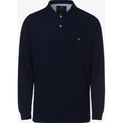 Fynch-Hatton - Męska koszulka polo, niebieski. Niebieskie koszulki męskie Fynch-Hatton, xl, bez wzorów, z bawełny, klasyczne, z długim rękawem. Za 229,95 zł.