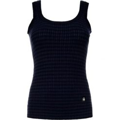 Top G-Star Raw Silber Singlet D13852-B737-6486. Niebieskie bluzki damskie G-Star RAW, s, bez wzorów, z elastanu, polo. W wyprzedaży za 149,00 zł.
