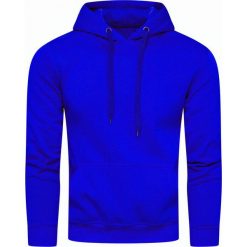Bluza męska z kapturem niebieska Recea. Niebieskie bluzy męskie Recea, xl, bez wzorów, z bawełny, klasyczne, z kapturem, bez rękawów, z kapturem. Za 39,99 zł.