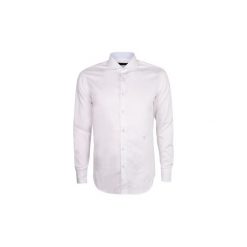 Koszule z długim rękawem Trussardi 32C06SINT. Białe koszule męskie Trussardi, m, bez wzorów, bez kołnierzyka, z długim rękawem. Za 189,00 zł.