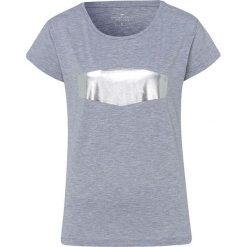Koszulka w kolorze szarym. Szare koszulki damskie Cross Jeans, l, z nadrukiem, z bawełny, z okrągłym kołnierzem. W wyprzedaży za 34,95 zł.