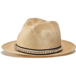 Kapelusz PATRIZIA PEPE - 2V9643/A7G6-B693 Sand. Brązowe kapelusze damskie Patrizia Pepe, bez wzorów, z tworzywa sztucznego. Za 899,00 zł.