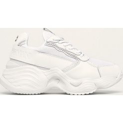 Emporio Armani - Buty. Białe buty sportowe damskie Emporio Armani, ze skóry. Za 1169,00 zł.