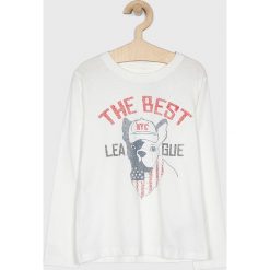 Name it - Longsleeve dziecięcy 122 - 164 cm. Niebieskie t-shirty chłopięce Name it, z nadrukiem, z bawełny, z długim rękawem. Za 39,90 zł.