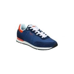 Buty Pepe jeans PMS30505. Niebieskie trampki męskie Pepe Jeans, bez wzorów, z jeansu, bez zapięcia. Za 307,25 zł.