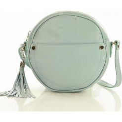 Torebka skórzana round bag marco mazzini - brunella. Białe torby na laptopa marki Verostilo, w geometryczne wzory, ze skóry. Za 160,00 zł.