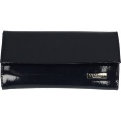 Torebka - R01 V BLU J18. Szare torebki klasyczne damskie Venezia, ze skóry. Za 229,00 zł.