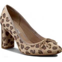 Creepersy damskie: Półbuty CLARKS - Idamarie Faye 261243704 Leopard Prt Comb