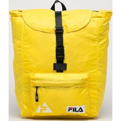 Fila - Plecak. Żółte plecaki damskie Fila, bez wzorów, z poliesteru. W wyprzedaży za 149,90 zł.