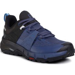 Buty SALOMON - Odyssey W 411455 20 V0 Black/Crown Blue/Imperial Blue. Niebieskie buty sportowe damskie Salomon, bez wzorów, z tworzywa sztucznego, sportowe, do biegania. Za 609,00 zł.