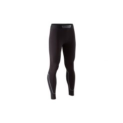 Legginsy Keepdry 100. Czarne odzież termoaktywna męska KIPSTA, ze skóry. Za 29,99 zł.